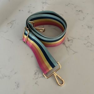 Social Threads Guitar Strap for crossbody bag.